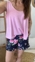 Pijama Flor Short Petalo Musculosa - comprar online