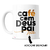 Caneca Café Com Deus Pai Personalizada com Nome - comprar online