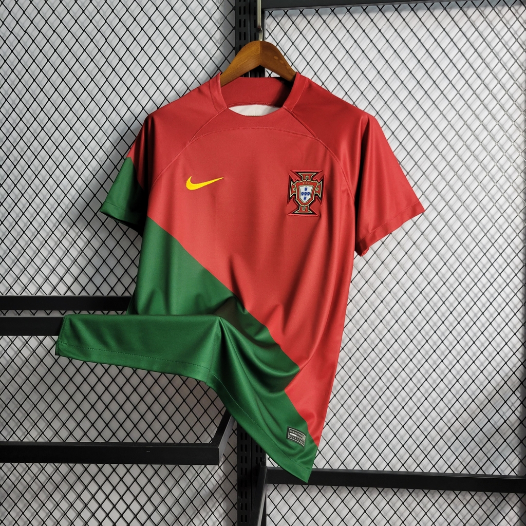 Camisa Seleção Portugal Home 22/23 s/n° Torcedor Nike Masculina - Vermelha