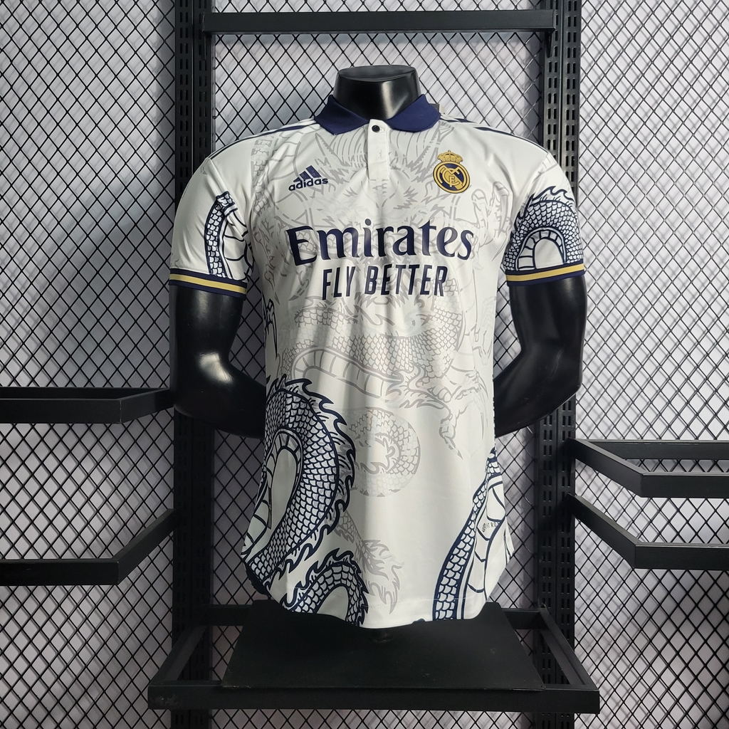 Camisa Real Madrid Dragon Concept 22/23 s/n° Player Version Adidas - Branco