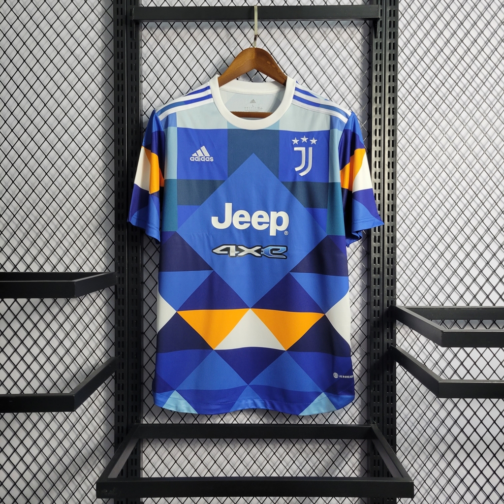 Camisa Juventus Fourth s/n° Torcedor Adidas Masculina - Azul