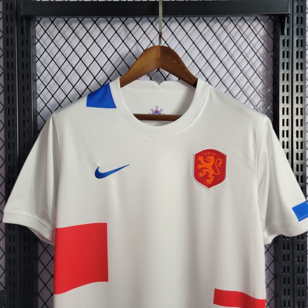 Camisa Seleção Holanda Away 21/22 s/n° Torcedor Nike Masculina - Branco