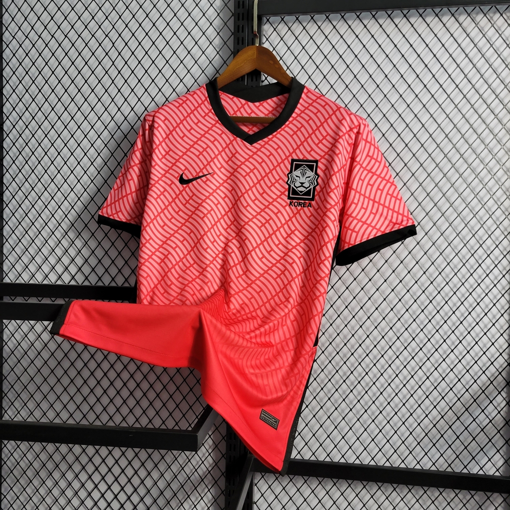 Camisa Retrô Coréia do Sul Home 20/21 Nike - Rosa