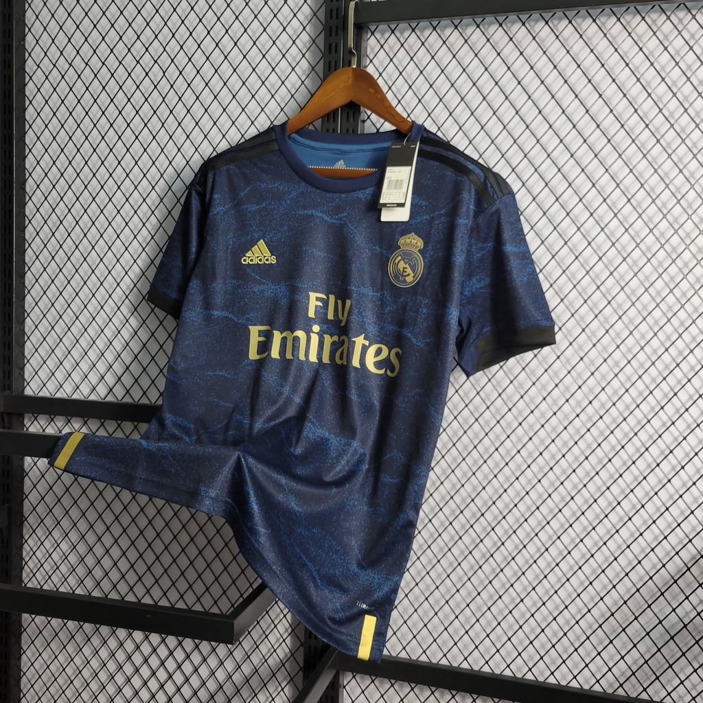Nova camisa do real madrid hotsell azul 2019