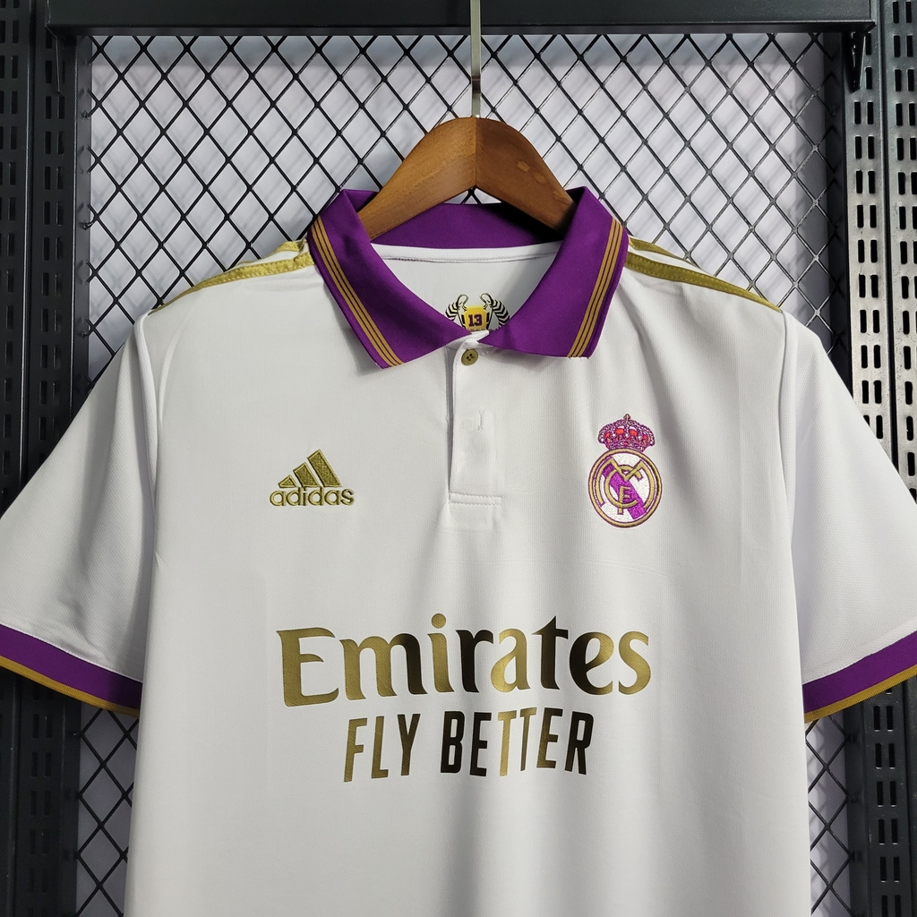 Camiseta real madrid branca sales