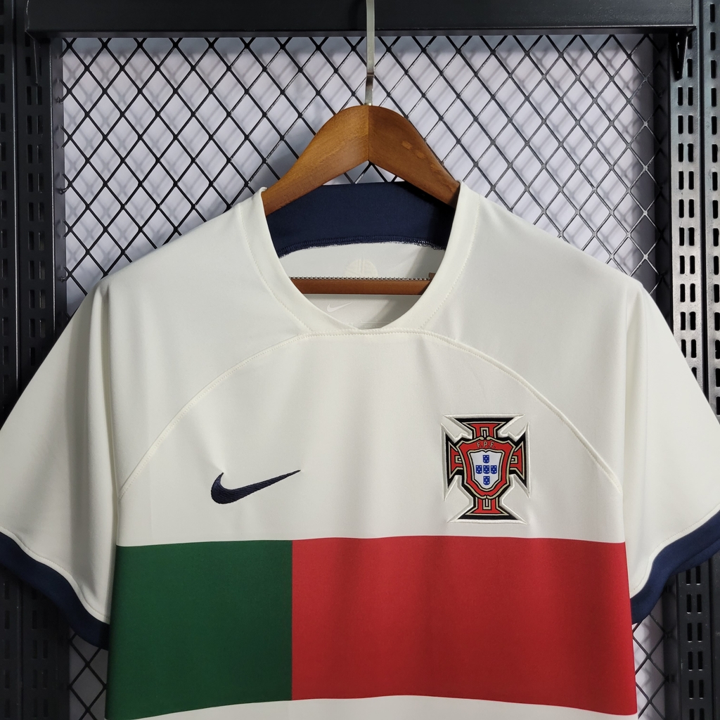Camisa Portugal Away 22/23 s/n° Torcedor Nike - Branca