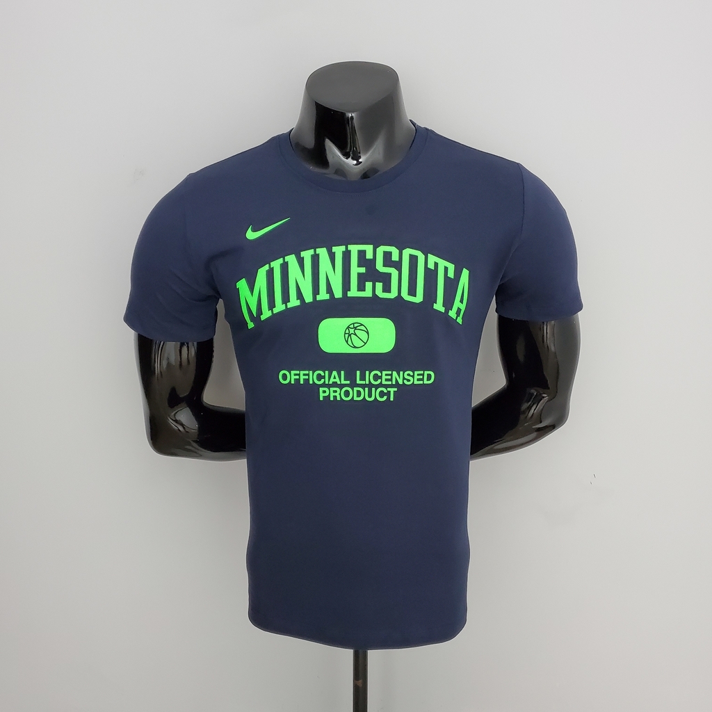 Camisa Minnesota Timberwolves Nike Casual - Azul