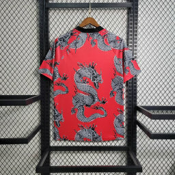 Camisa Man United Spring Festival China Dragon Edition 23 24 s n Torcedor Masculina Adidas Vermelho