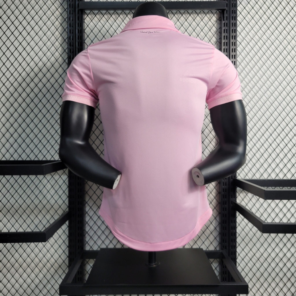 Camisa Inter Miami l 23/24 Torcedor Masculina - Preto/Rosa #personali