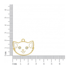Pingente Gato Dourado - comprar online