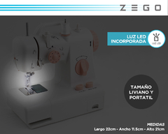 Máquina De Coser Zego Electrica Portable ZC500 - tienda online