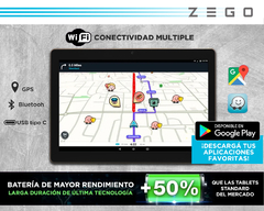 Imagen de Tablet Zego Pantalla 10.1 32gb Ram 2gb Conexión Wifi