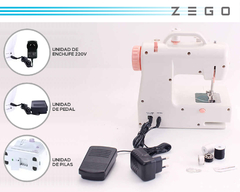 Imagen de Máquina De Coser Zego Electrica Portable ZC500