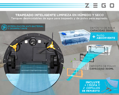 Imagen de Aspiradora Trapeadora Robot Zego Clean Serie800