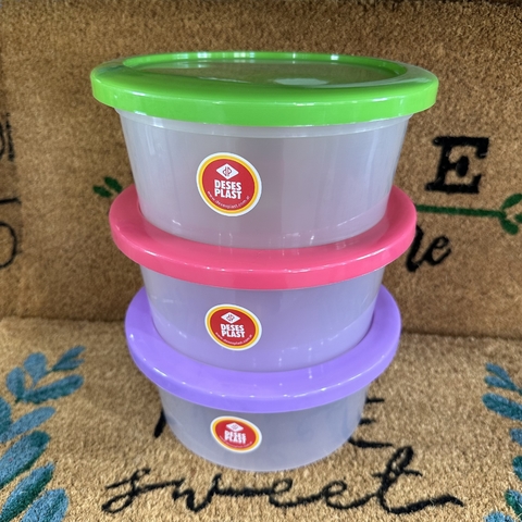 Taper plastico organizador de comida hermetico con trabas apto freezer  heladera 1,5lts