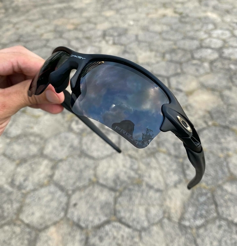 Óculos de Sol Flak 2.0 Branco Lente Prizm Borracha Rosa