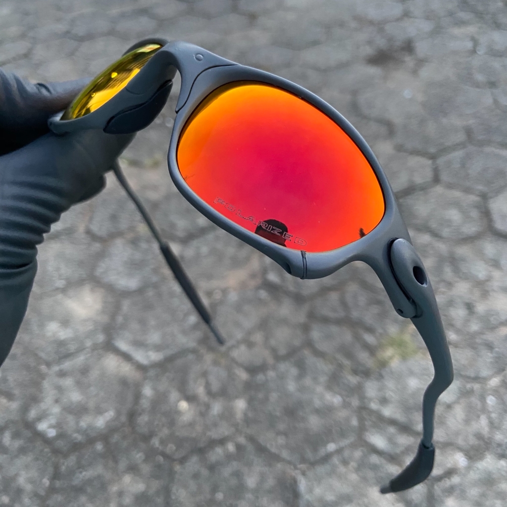 Óculos de Sol Oakley Penny X Metal Lente Ruby