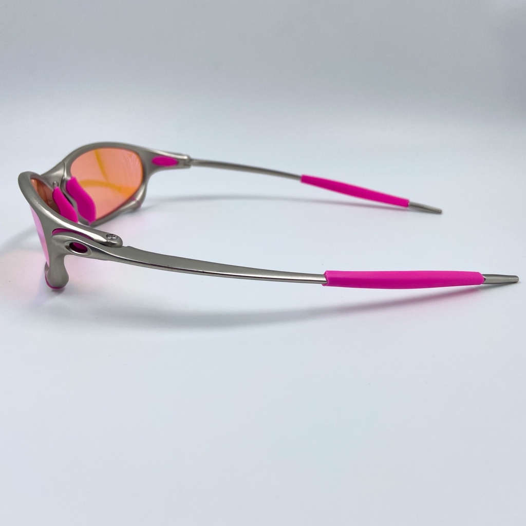 Óculos Juliet Plasma Lentes Pink Prizm - Tribo Pratas