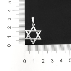 Pingente Estrela de Davi (2,7cmX2,3cm) (PRATA 925) na internet