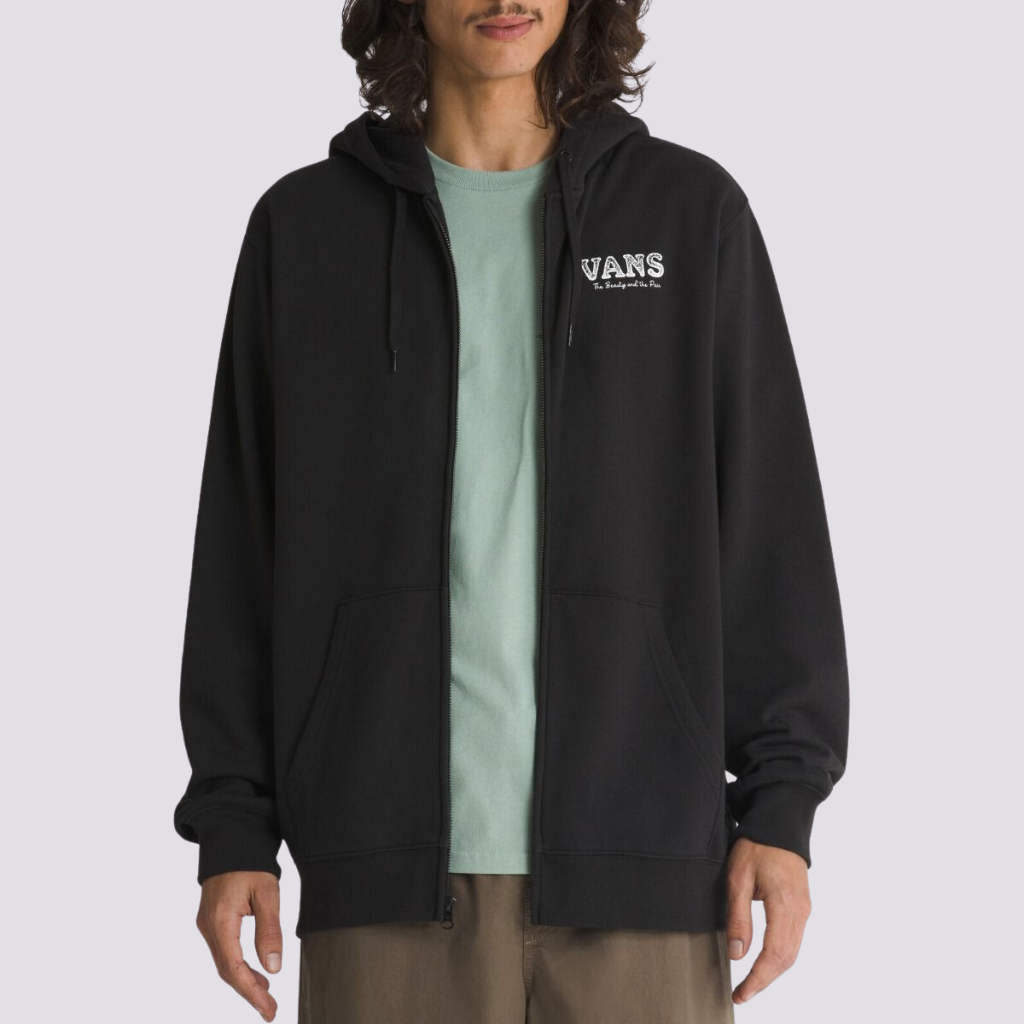 Campera Canguro Vans Rosette Fz BLK