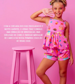 CONJUNTO LASTEX ROSA - comprar online