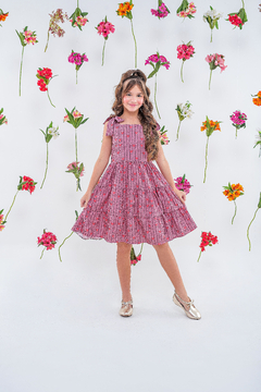 VESTIDO INFANTIL ESTAMPA TRICÔ