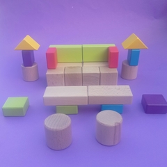 Imagen de Bloques de madera (Montessori)