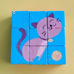 Rompecabezas en Cubos 9 Piezas (Gatitos) - comprar online