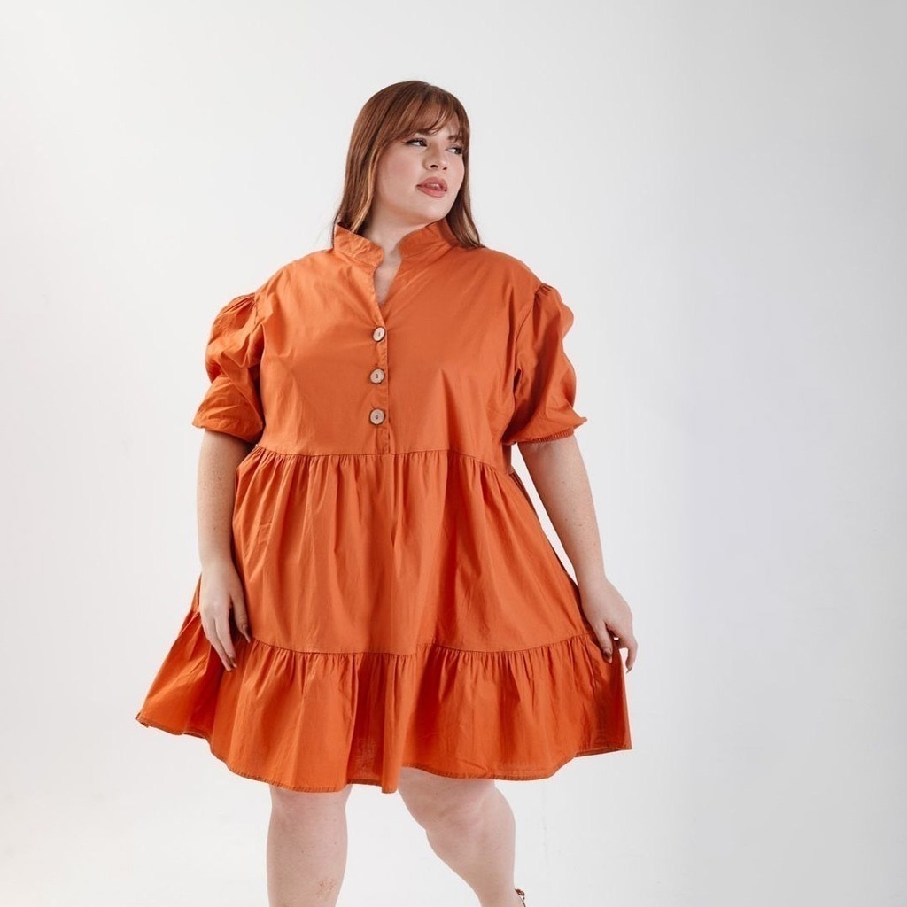 VESTIDO CON VOLADOS Comprar en Wonder Talles Reales