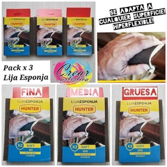 Pack Set Lija Esponja Hunter x 3u