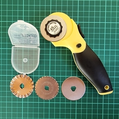 Cutter Rotativo circular + 3 cuchillas - Crear Artística