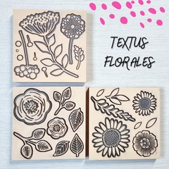 Pack Texturadores Florales x 3