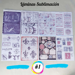 Laminas de Sublimación Pack x 6u - comprar online