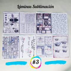 Laminas de Sublimación Pack x 6u - Crear Artística