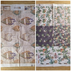 Pack x 4 Láminas Seda XL Decoupage - tienda online