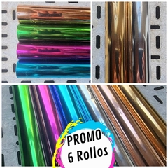 Promo Full Color x 6 unidades de Rollos Foil