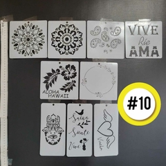Packs Stencils Decorativos Varias Unidades #10 - comprar online