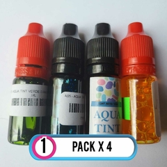 Pack x 4 Pigmentos Traslucidos Resina - comprar online