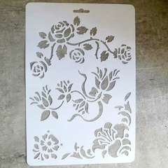 PROMO STENCILS GUARDA FLOR LETRA