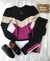 CONJUNTO FEMININO BLUSA E CALÇA MOLETINHO - PRETO E PINK - MARI