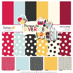 Basic Kit Lisos | Parque de Diversões 2 | Lemon Scrapbook