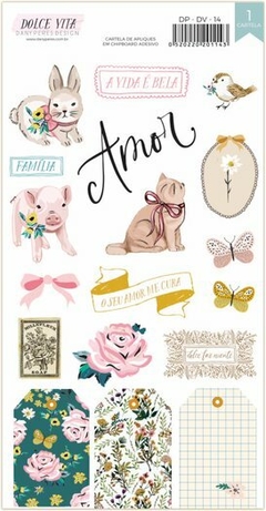 CARTELAS DE CHIPBOARD ESTAMPADA ADESIVADA | COLEÇÃO DOLCE VITA | DANY PERES DESIGN