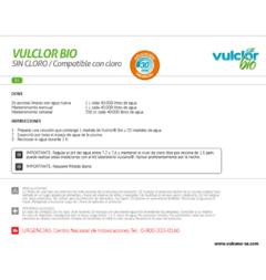 Tratamiento Vulclor Bio x 1 lts. - comprar online