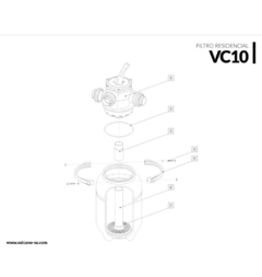 KIT FILTRACION VC 10 + BAE en internet