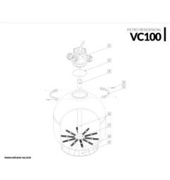 Filtro VC 100 Soplado - Hidrosol Tienda Online