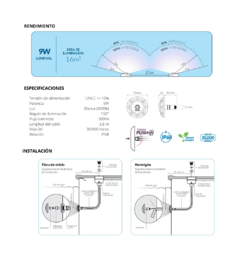 LUMIPOOL 9W luz blanca - comprar online