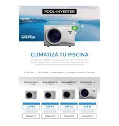 Bomba de calor POOL-INVERTER 75 - Hidrosol Tienda Online