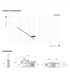 Electrobomba Autocebante con filtro Modelo BAF 033 - Hidrosol Tienda Online