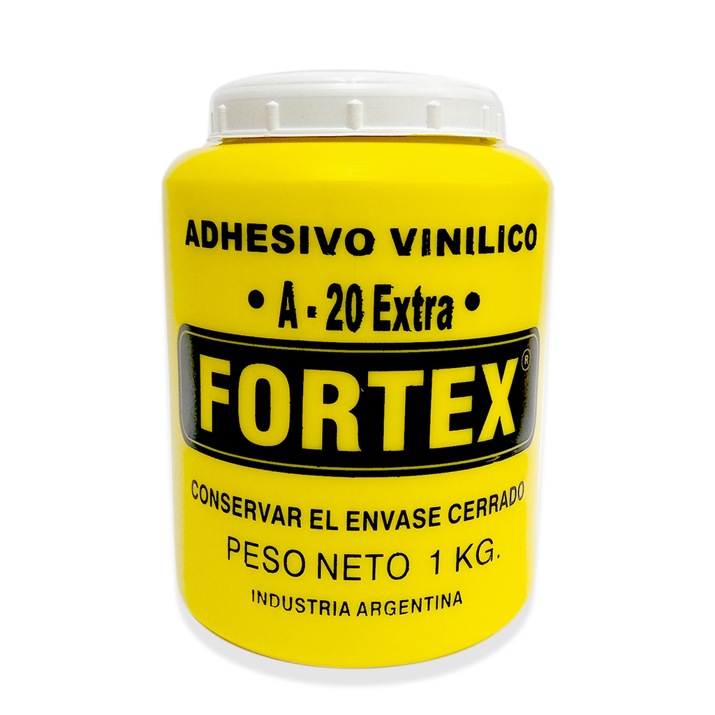 Pegamento Adhesivo Cola Vinilica Fortex A20 Extra 1 Kg