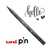 Marcador Brush Uni Pin Br-200 Dark Grey - El Poli Sitio Oficial